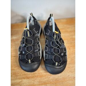 Mens KEEN Newport H2 Black Yellow Water Hiking Sandal Size 41 EU‎ 26.5 CM